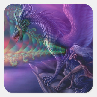 Adesivo Quadrado Espírito de Luz e Escuridão