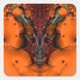 Adesivo Quadrado Espírito do Voodoo