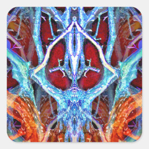 ADESIVO QUADRADO ESPÍRITO NA ÁRVORE