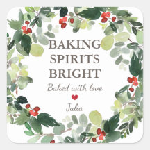 Espíritos de Confeitaria de Natal Personalizados B