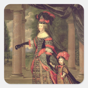 Adesivo Quadrado Esposa de Maria Theresa de Louis XIV