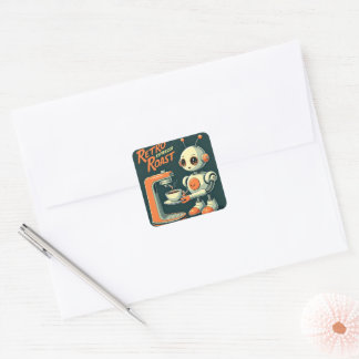 Adesivo Quadrado Espresso Você Mesmo: Creative Coffee Stickers