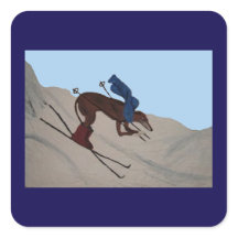 Esquiação de Greyhound na Neve