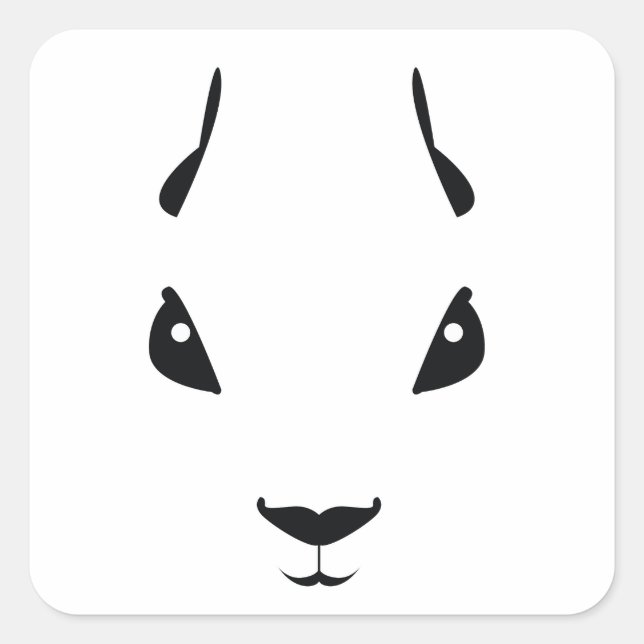 Adesivo Quadrado esquilo (Frente)