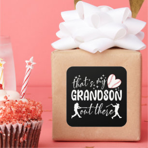 Adesivo Quadrado Esse é meu neto lá fora, avó engraçada