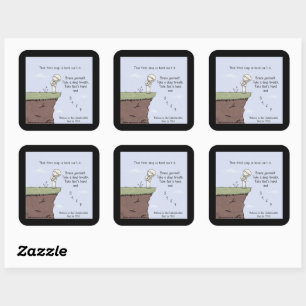 Adesivo Quadrado Esse Primeiro Passo