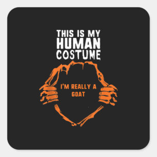 Adesivo Quadrado Esta É A Minha Figurinha Humana Eu Sou Muito Caprô