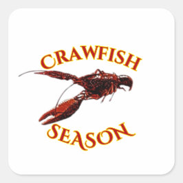 Adesivo Quadrado Estação Crawfish