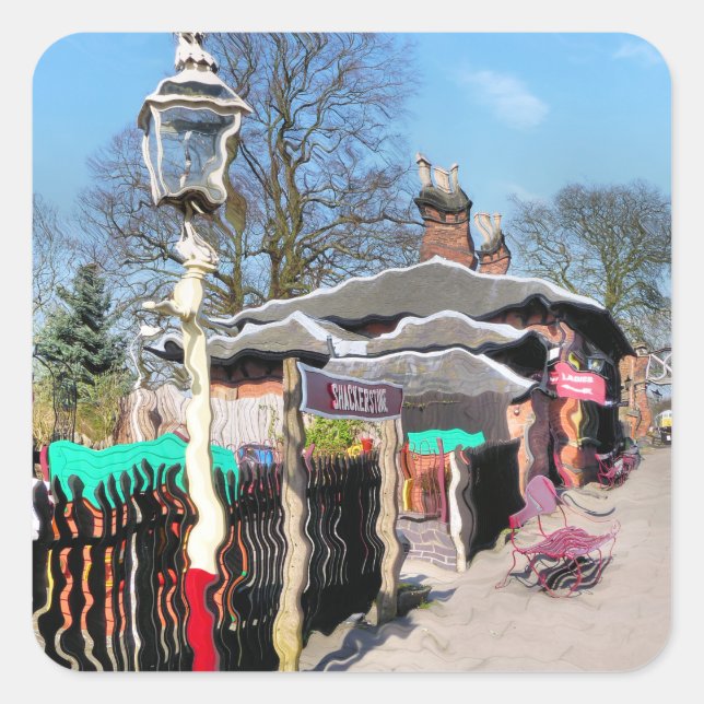 ADESIVO QUADRADO ESTAÇÃO DE COMBOIO ANTIGO (Frente)