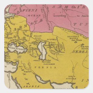 Adesivo Quadrado Estado das Nações na era cristã