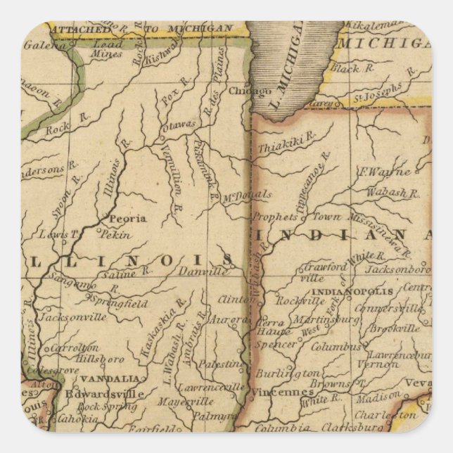 Adesivo Quadrado Estados Ocidentais (Frente)