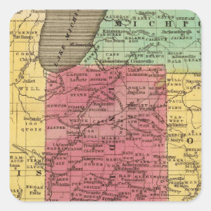 Adesivo Quadrado Estados Ocidentais 2