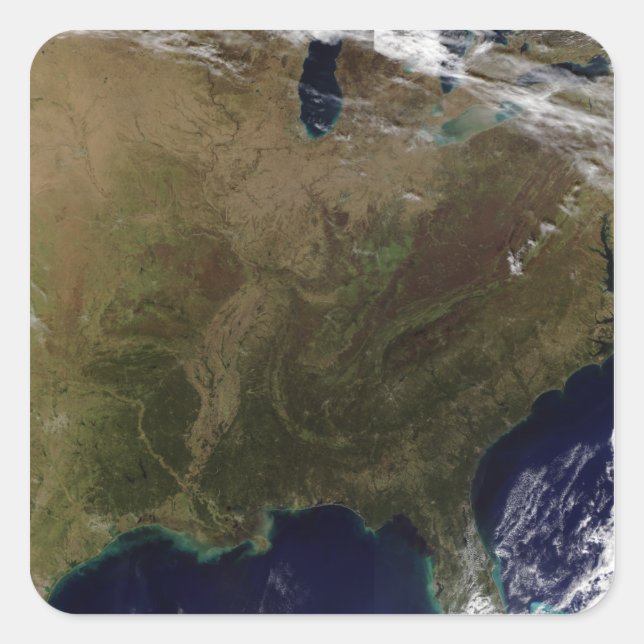 Adesivo Quadrado Estados Unidos orientais 3 (Frente)