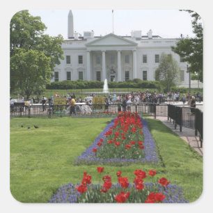 Adesivo Quadrado Estados Unidos, Washington, D.C. O lado norte