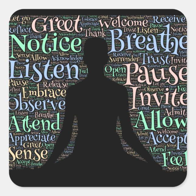 Adesivo Quadrado Estando atual para o senhor mesmo e outro (Frente)