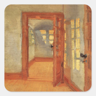 Adesivo Quadrado Estar aberto Anna interior impressionista