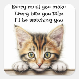 Adesivo Quadrado Estarei te observando