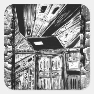 Adesivo Quadrado Estares abertos