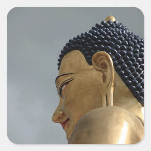 Adesivo Quadrado estátua Buddha Dordenma