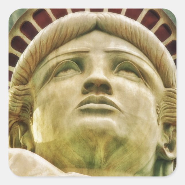 Adesivo Quadrado Estátua da Liberdade (Frente)