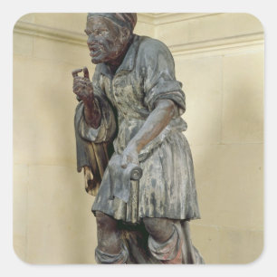 Adesivo Quadrado Estátua de Esopo