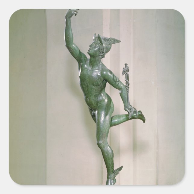 Adesivo Quadrado Estátua do Mercúrio (Frente)