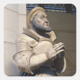 Adesivo Quadrado Estátua Lifesize do alabastro do eleitor