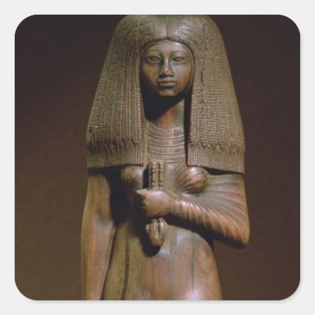 Adesivo Quadrado Estatueta do Tuya, chefe do harém de Min, N (Frente)