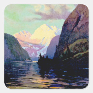 Adesivo Quadrado Este é Alaska