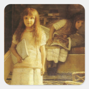 Adesivo Quadrado Este é o nosso canto por Sir Lawrence Alma Tadema