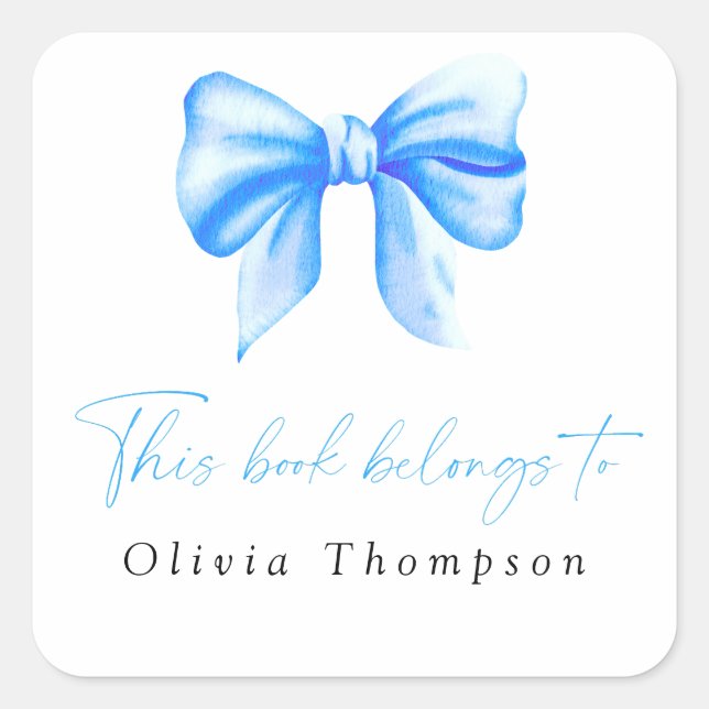 Adesivo Quadrado Este livro pertence a (Frente)