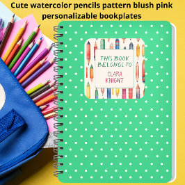 Adesivo Quadrado Este Livro Pertence A Eu Rosa De Volta Aos Livros 