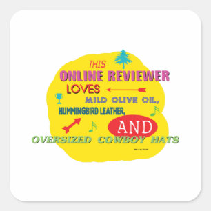 Adesivo Quadrado Este Revisor Online Adora Óleo De Azeite Ligeiro H