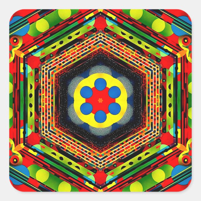 Adesivo Quadrado Estelar 257 (Frente)