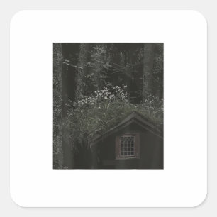 Adesivo Quadrado Estética Fairycore Goblincore Cottagecore