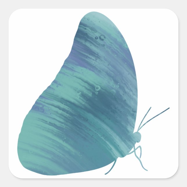 Adesivo Quadrado Estilo acrílico - Vinheta Morpho (Frente)