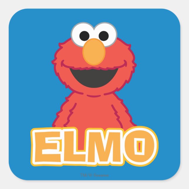 Adesivo Quadrado Estilo Clássico Elmo (Frente)