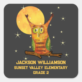 Adesivo Quadrado Estilo de Aquarela de Coroa Coroa Coroa Coroa Coro