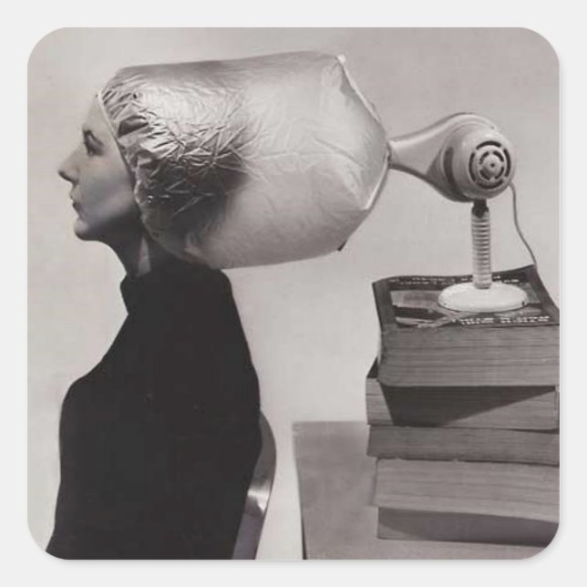 Adesivo Quadrado Estilo Sessenta ~ Stickers (Frente)