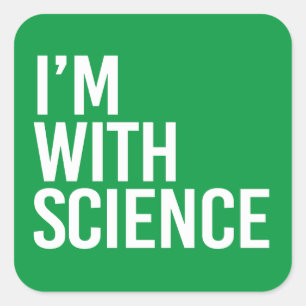 Adesivo Quadrado Estou com Ciência