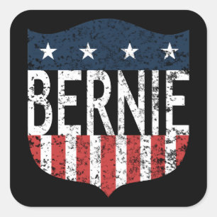 Adesivo Quadrado Estrelas BERNIE e faixas