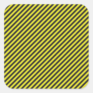 Adesivo Quadrado Estrias Diagonais Minúsculas e Amarelas