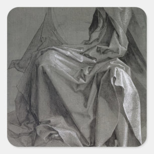 Adesivo Quadrado Estudo das vestes do cristo, 1508