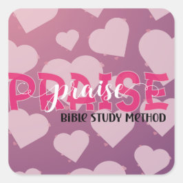 Adesivo Quadrado estudo de bíblia