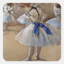 Adesivo Quadrado Estudo de Dançarina de Degas