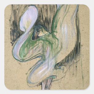 Adesivo Quadrado Estudo de Henri de Toulouse-Lautrec   para Loie