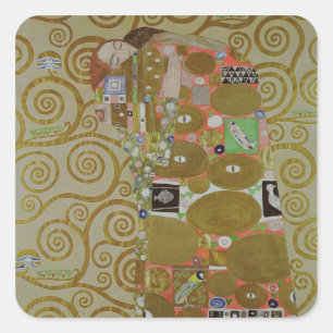 Adesivo Quadrado Estudo para Fulfillment, c.1905-09 (c/c e ouro em