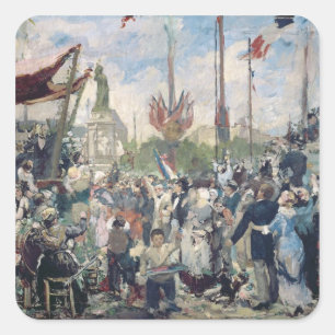 Adesivo Quadrado Estudo para "Le 14 Juillet 1880", 1880-84