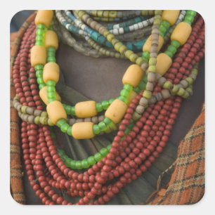 Adesivo Quadrado Etiópia: Bacia inferior do rio Omo, Delta do Omo,