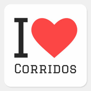 Adesivo Quadrado Eu adoro corredores